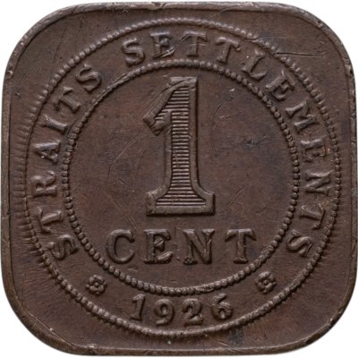 купить Стрейтс Сетлментс 1 цент (cent) 1926