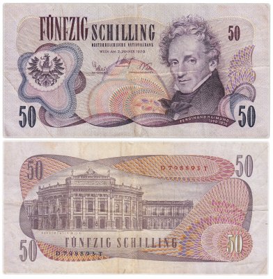 купить Австрия 50 шиллингов 1970 (Pick 143a)
