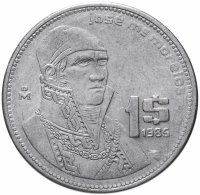 Купить Мексика 1 песо (peso) 1985