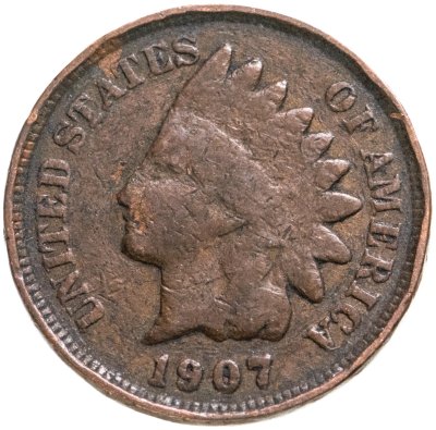 купить США 1 цент 1907 "Indian Head Cent"