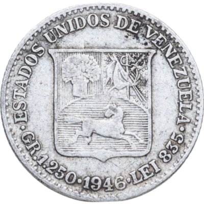 купить Венесуэла 25 сентимо (centimos) 1944-1946, случайный год