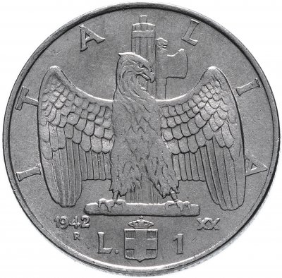 купить Италия 1 лира (lira) 1942