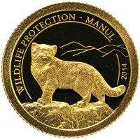 Купить Монголия 500 тугриков 2014 "Манул"