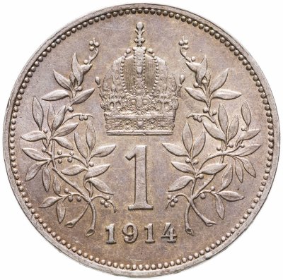 купить Австро-Венгрия 1 крона 1914 год для Австрии