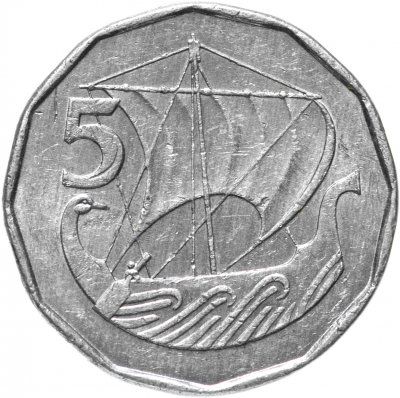 купить Кипр 5 милей (mils) 1982
