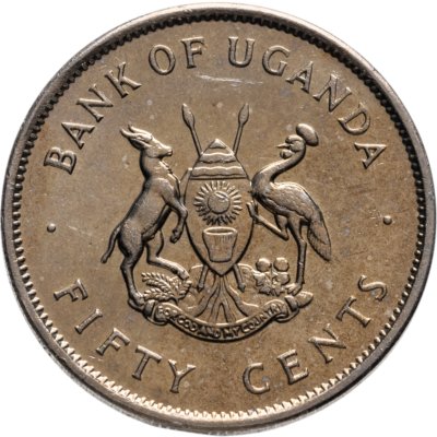 купить Уганда 50 центов (cents) 1976