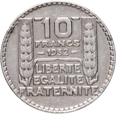 купить Франция 10 франков (francs) 1932