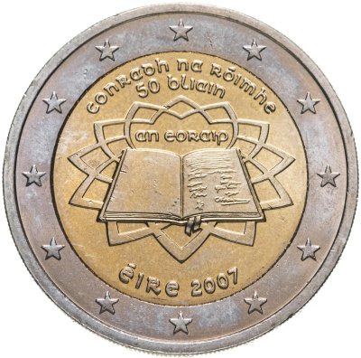 купить Ирландия 2 евро 2007 "50 лет подписания Римского договора"