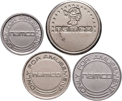 купить США, набор игровых токенов "NAMCO" 1980-2006 года (4 токенов)