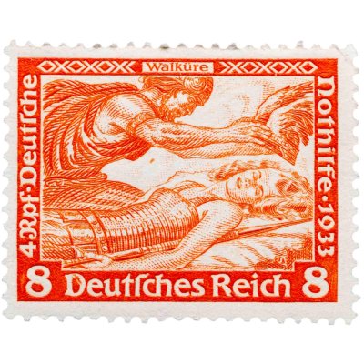 купить Германия, Третий Рейх 8+4 рейхспфеннига 1933 Фонд "Экстренная помощь". Серия "Сцены из произведений Рихарда Вагнера"