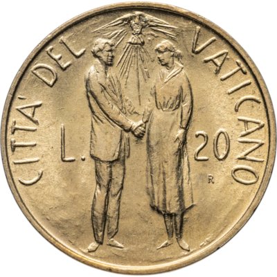 купить Ватикан 20 лир (lire) 1982