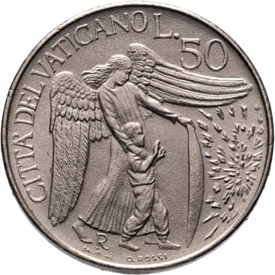 купить Ватикан 50 лир (lire) 1996