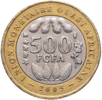 купить Западная Африка (BCEAO) 500 франков (francs) 2005