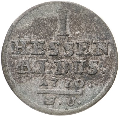 купить Германия, Ландграфство Гессен-Кассель 1 альбус 1770