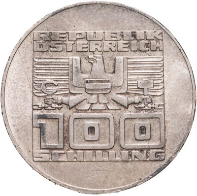 купить Австрия 100 шиллингов (shillings) 1975 "20 лет декларации о независимости Австрии"
