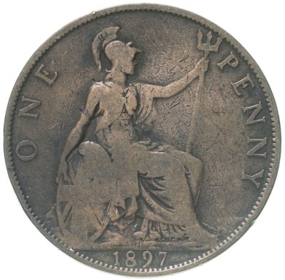 купить Великобритания 1 пенни (penny) 1897