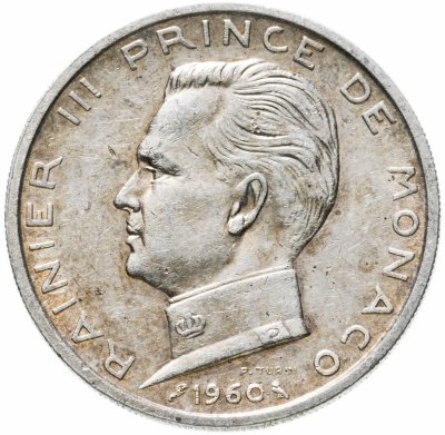 купить Монако 5 франков (francs) 1960
