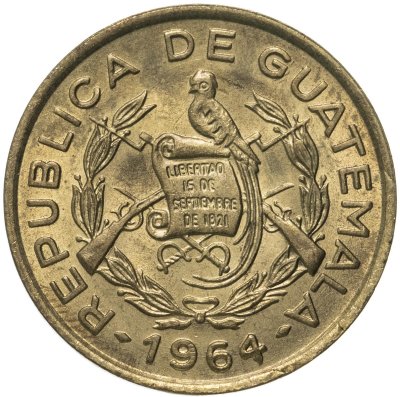 купить Гватемала 1 сентаво (centavo) 1964