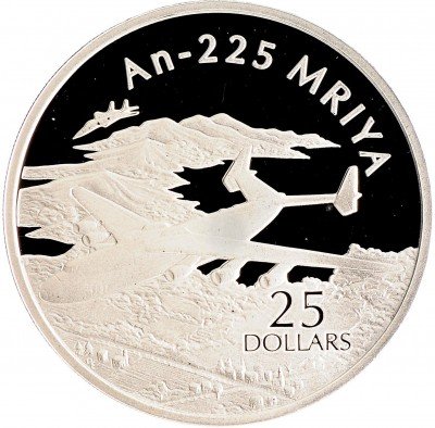 купить Соломоновы острова 25 долларов 2003 "Самолеты мира: Ан-225 "Мрия""