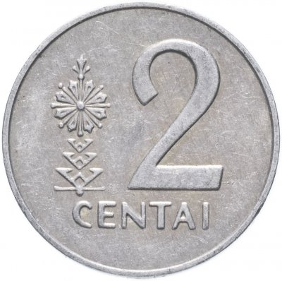 купить Литва 2 цента (centai) 1991