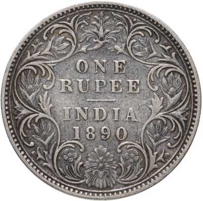 купить Индия (Британская) 1 рупия (rupee) 1890