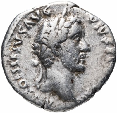 купить Римская Империя Антонин Пий 139-161 гг денарий (реверс: Юнона Монета стоит влево, в руках - весы и рог изобилия)