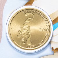 Купить Австралия 1 доллар (dollar) 2010 "ЭКСПО 2010, Шанхай" (в конверте с маркой)