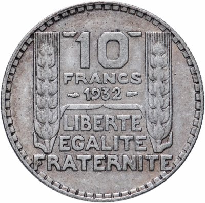 купить Франция 10 франков (francs) 1932