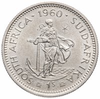 купить ЮАР 1 шиллинг (shilling) 1960
