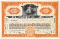 купить Акция США The Scrantion electric company 1933- 1936 гг.
