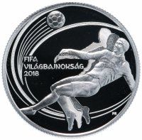Купить Венгрия 5000 форинтов 2018 год Чемпионат мира по футболу Россия 2018