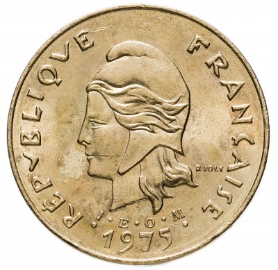 купить Новые Гебриды 5 франков (francs) 1975