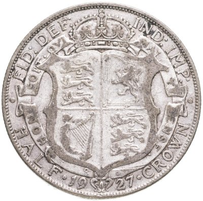 купить Великобритания 1/2 кроны (crown) 1927