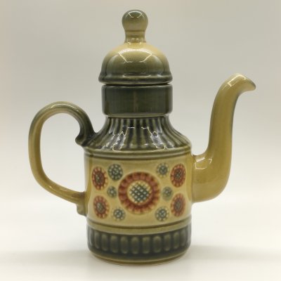 купить Чайник с цветочным декором, керамика, глазурь, Волгоградский керамический завод, Россия, 1974-2005 гг.
