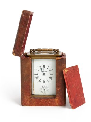 купить Часы каретные, бронза, дерево, стекло, Henry Moser & Cie (Мозер), Швейцария, 1890-1910 гг.