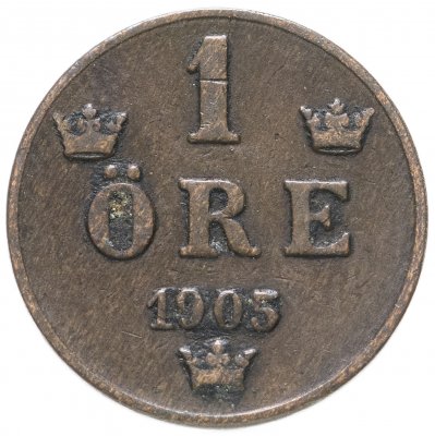 купить Швеция 1 эре (ore) 1905