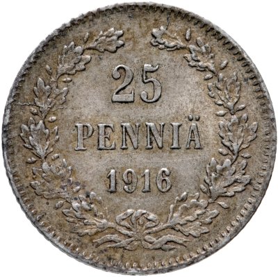 купить 25 пенни (pennia) 1916 S