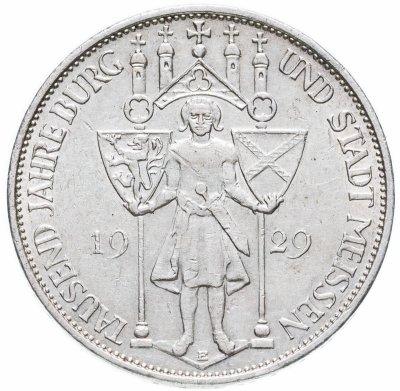 купить Германия 3 рейхсмарки (reichsmark) 1929 "1000 лет Мейсену"