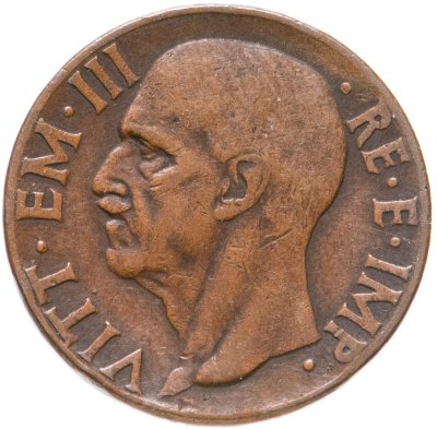 купить Италия 10 чентезимо (centesimi) 1937 новый тип, герб