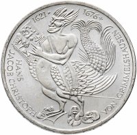 купить Германия 5 марок 1976 "300 лет со дня смерти Ганса Якоба Кристоффеля фон Гриммельсгаузена"