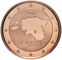 Купить Эстония 1 цент (cent) 2011