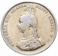 Купить Великобритания 1 шиллинг 1887