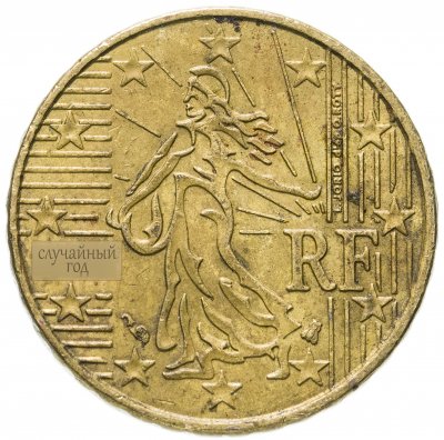 купить Франция 10 евро центов (euro cent) 1999-2006, случайная дата