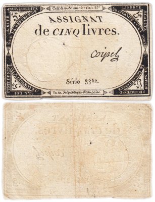 купить Франция 5 ливров 1793