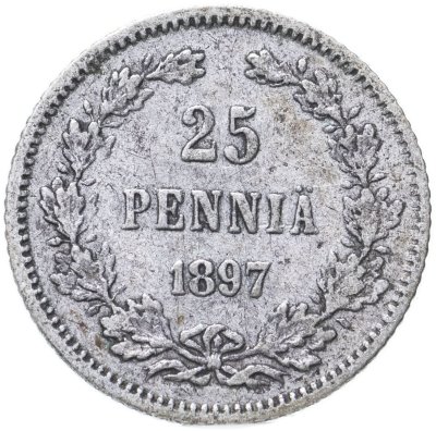 купить 25 пенни (pennia) 1897 L