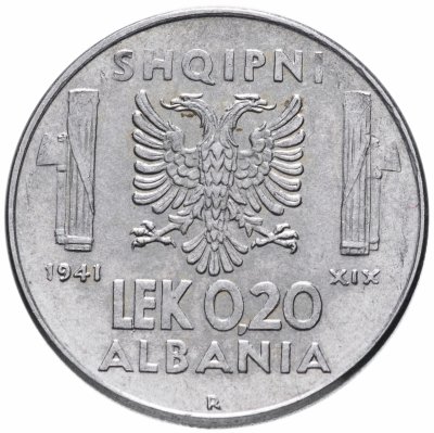 купить Албания 0,2 лека (lek) 1941