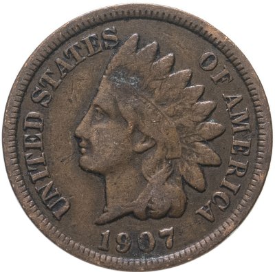 купить США 1 цент (cent) 1907 Indian Head Cent