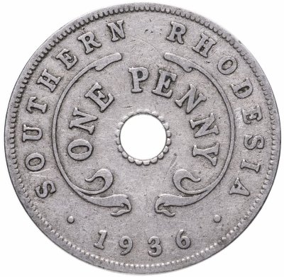 купить Южная Родезия 1 пенни (penny) 1936