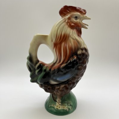 купить Штоф (графин) "Петух", фаянс, цветные поливы, Кировский фаянсовый завод, СССР, 1957-1965 гг.