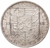 купить Чехословакия 20 крон (korun) 1937 "Смерть президента Масарика"